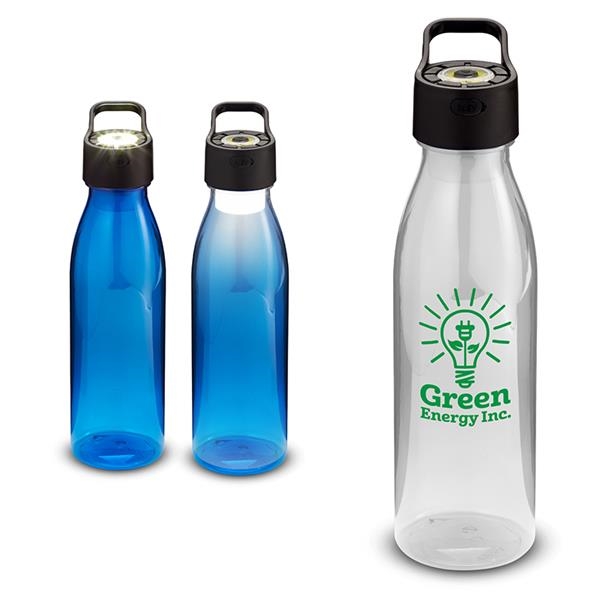 24 oz. Co-Polyester Water Bottle with Rechargeable COB Li