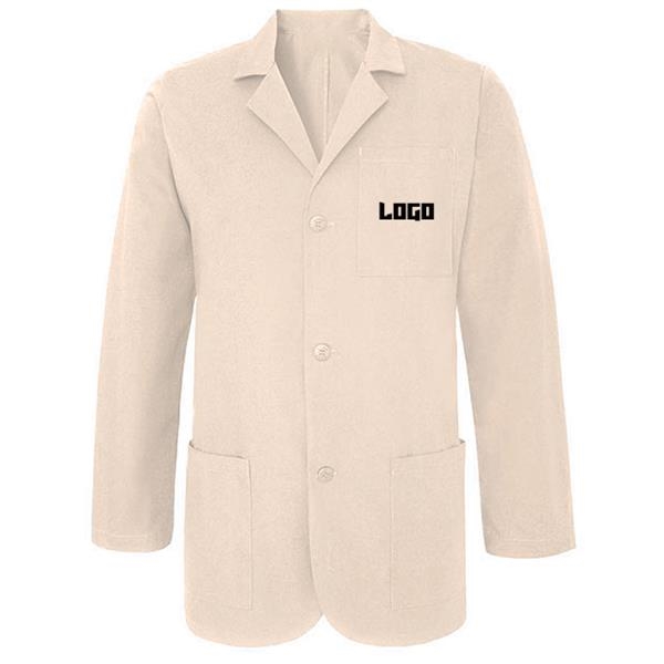 Khaki hot sale lab coat