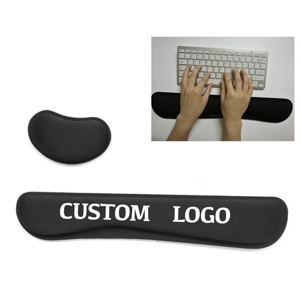 Personalized Logo Mouse Pad With Wrist Rest