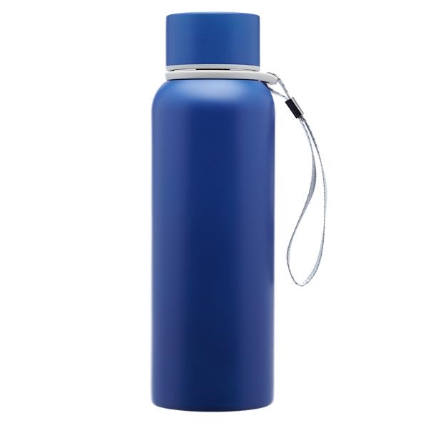 ENKELSPÅRIG Water bottle - stainless steel/bright blue 17 oz