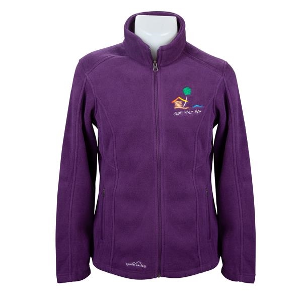 Ladies purple fleece outlet jacket