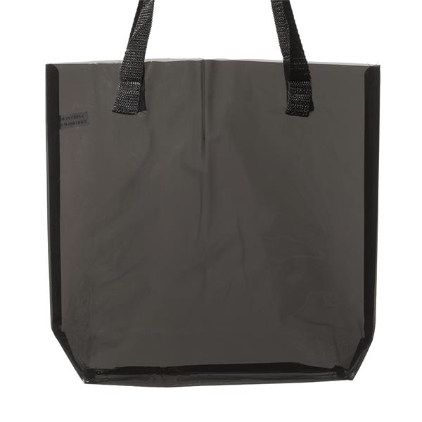 Personalized Savanna Clear Plastic Tote Bags