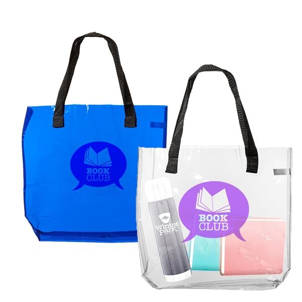 Clear PVC Tote Bag  EverythingBranded USA