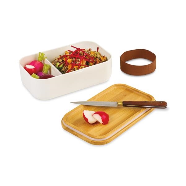 Bento 'Saitama', with bamboo lid - Bento - lunchboxes - Outside meals -  Baladéo®