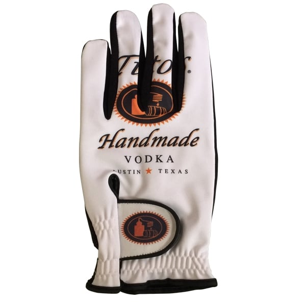 Sublimated Lycra Glove with Leather Palm