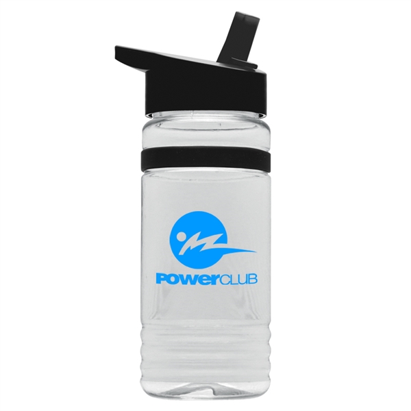 Banded Gripper Bottle With Straw (20 oz) - Water Bottles with Logo -  Q499276 QI