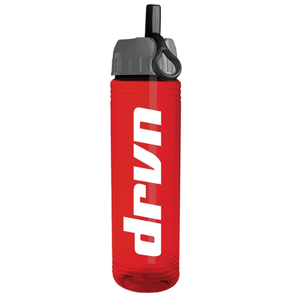 Slim Fit Water Bottle With Straw Lid - 24 oz.