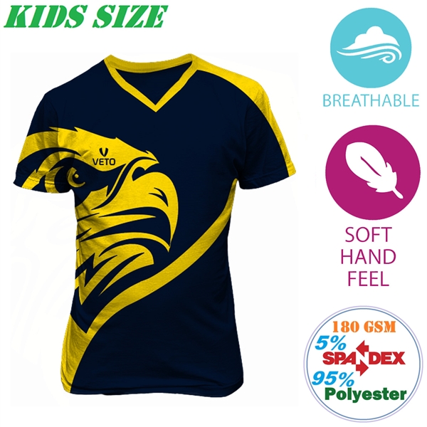 Cricket Shirt Jersey Custom Made Yellow Blue Sublimation Shirt