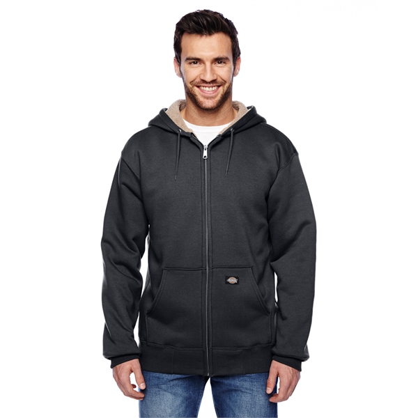 Dickies Men's 450 Gram Sherpa-Lined Fleece Hooded Jacket