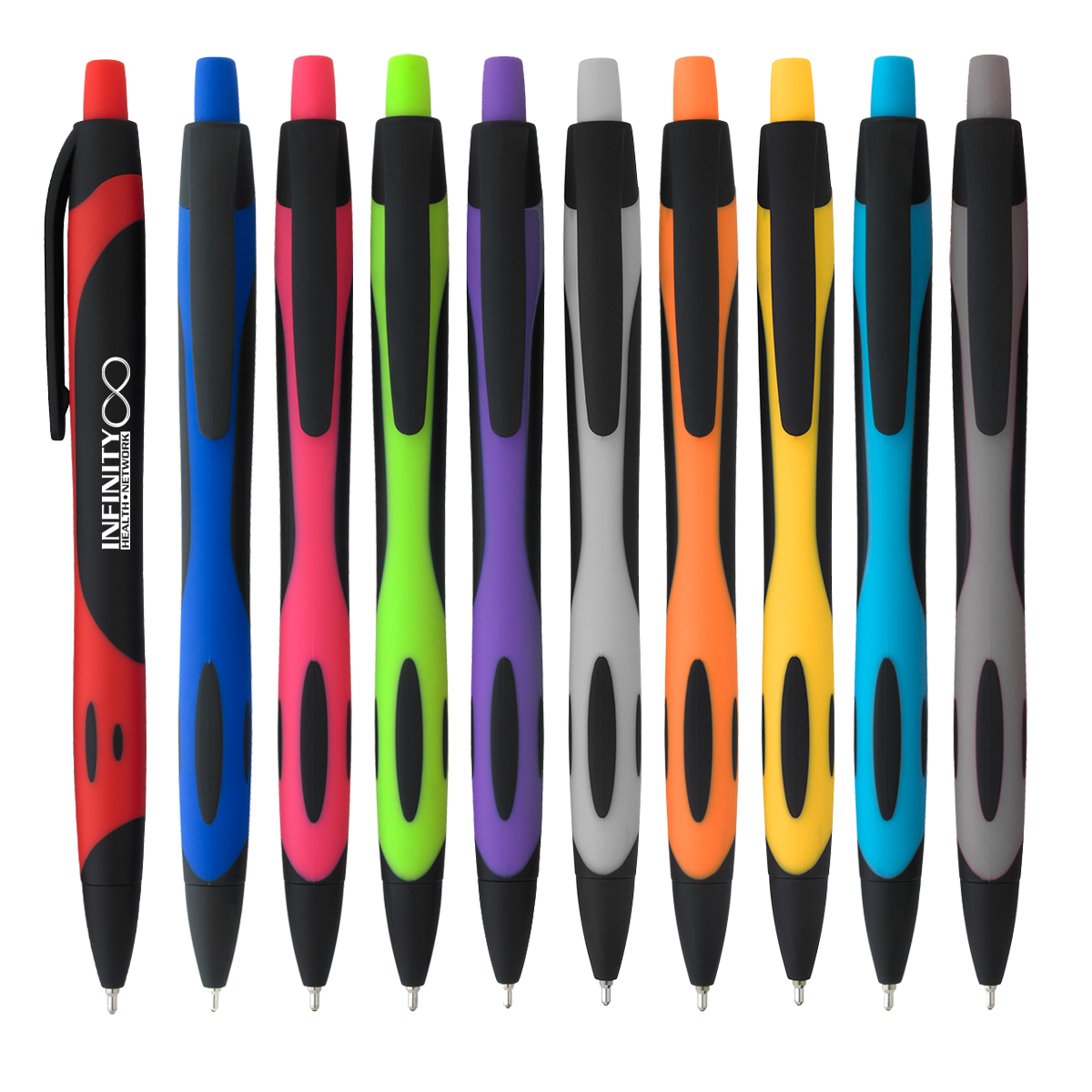 Rubberized Square Pen  EverythingBranded USA