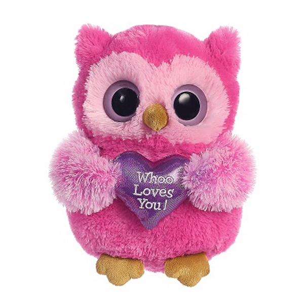 purple and pink owl