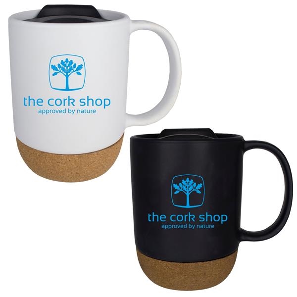 Corky: 14oz Wholesale Mug with Cork Bottom