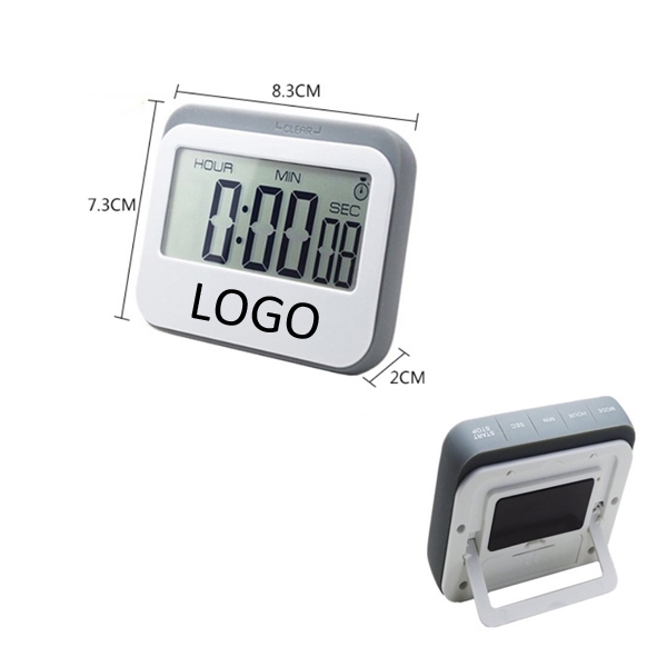 Soft Touch Widescreen Kitchen Timer/Clock