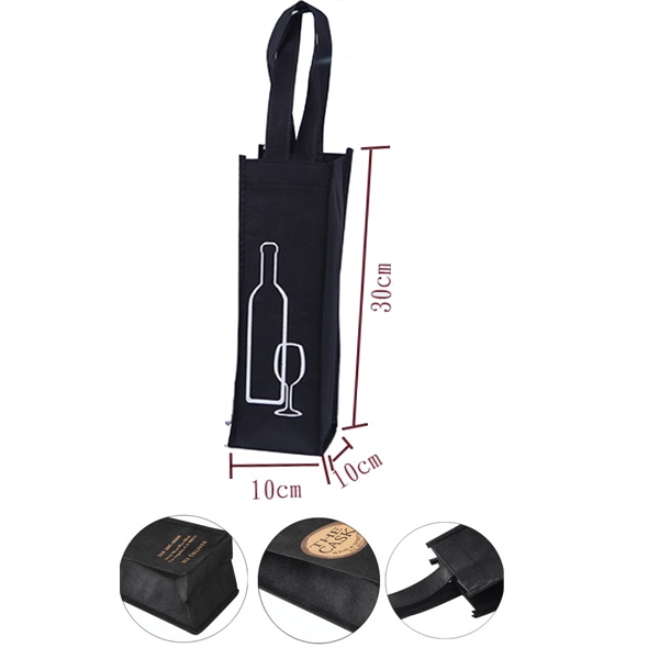 Custom Wine Bottle Bag  Wine Bottle Carrier Printing