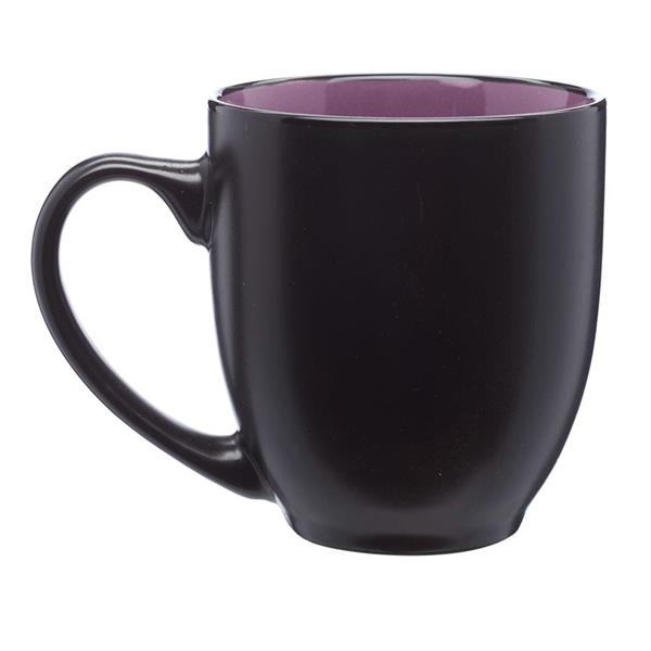 Black Infinite Mug - 16 Oz Coffee Mug - Insulated Ceramic Coffee