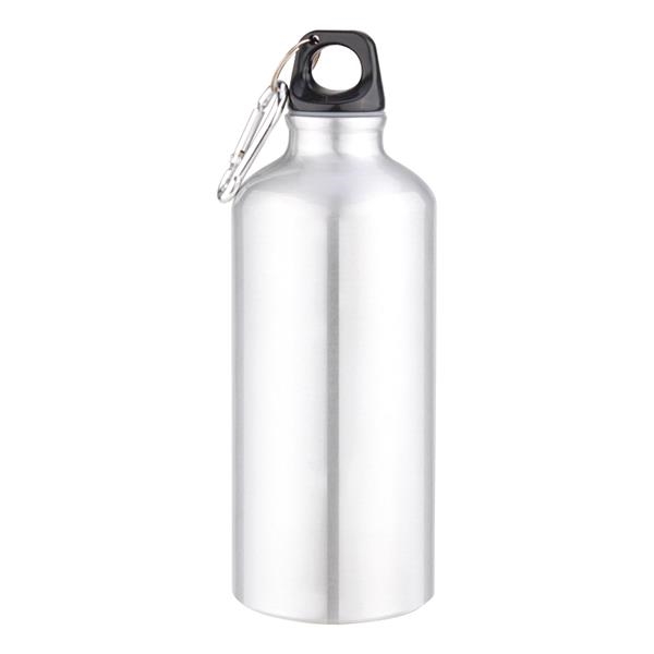 Aluminum Water Bottle with Carabiner – 17 oz.