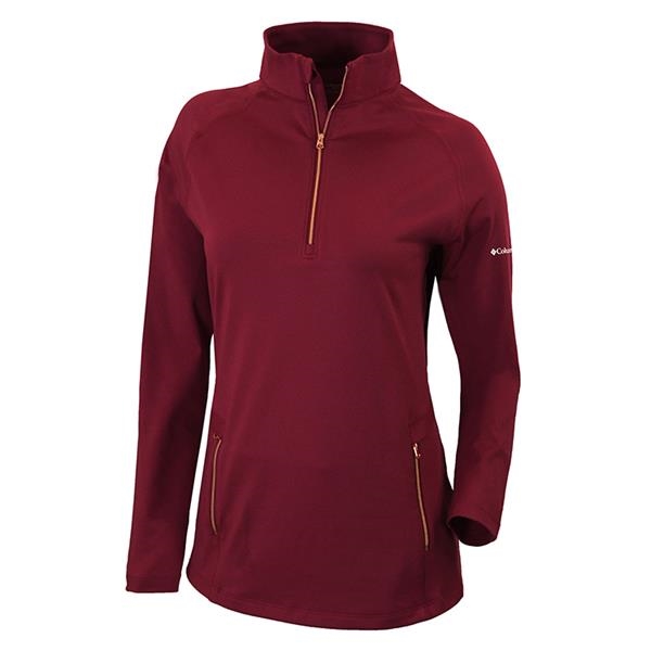 Columbia Women's Glacial IV 1/2 Zip Fleece - M - Red