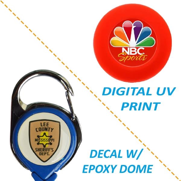 WVU Retractable Badge Holder Translucent Gold