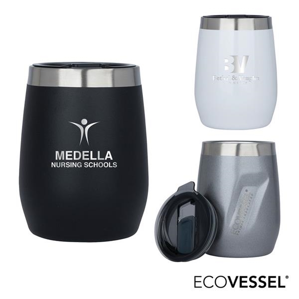 EcoVessel 10 oz. Port Insulated Stainless Steel Wine Tumbler