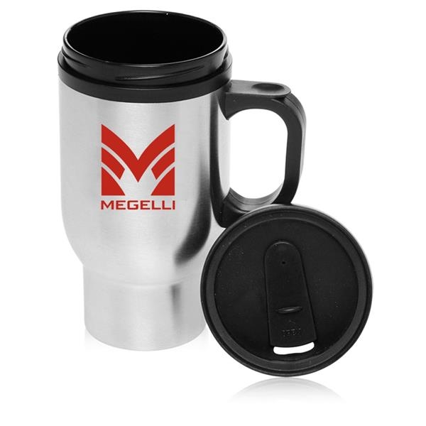 16 oz Stainless Steel Travel Mugs