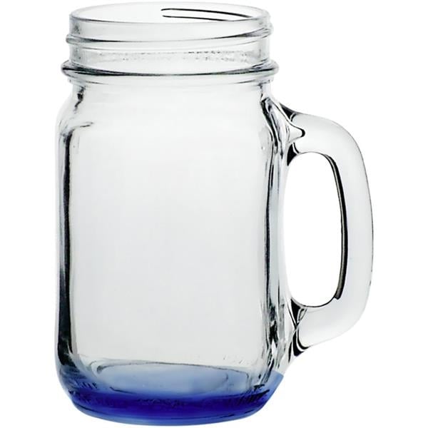 16 oz. Glass Mason Jar Mug (12 per case)