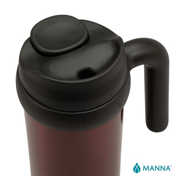 Manna 16 oz. mocha stainless steel mug