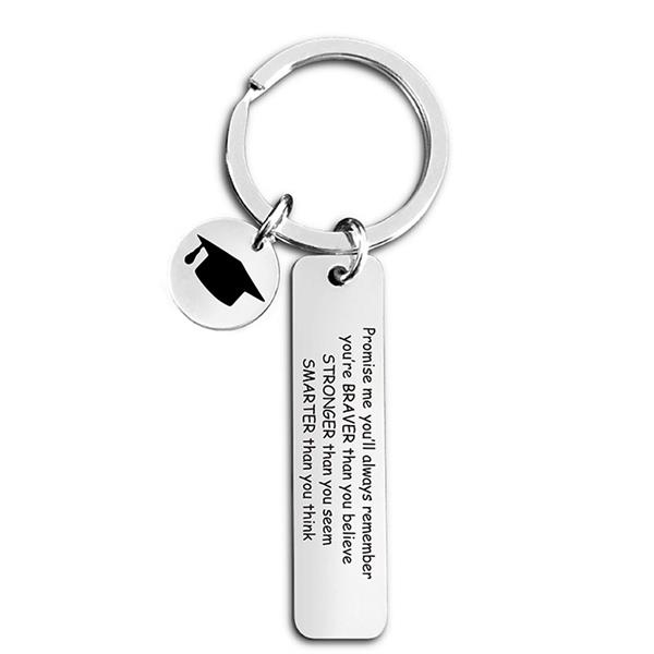 Black/Silver Keychain – Made in Corpus Christi