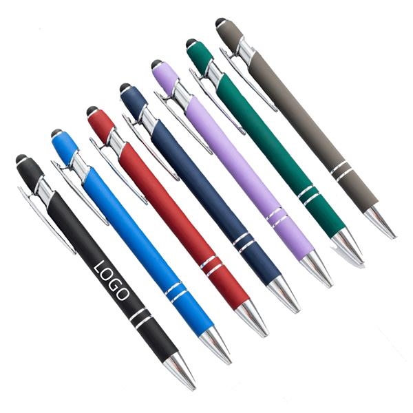 Madison Ave™ Executive Metal Pen - Smooth Writing, Retractable & Gold Trim  - Customizable