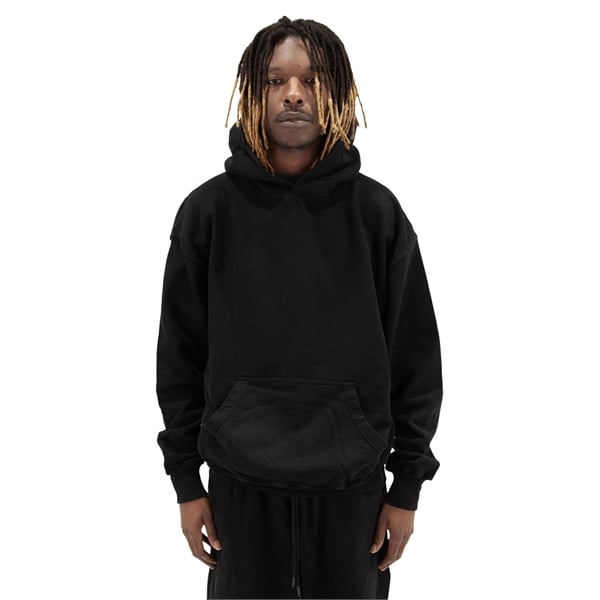 Men's Los Angeles Garment Dyed Hooded Sweatshirt - Black/S