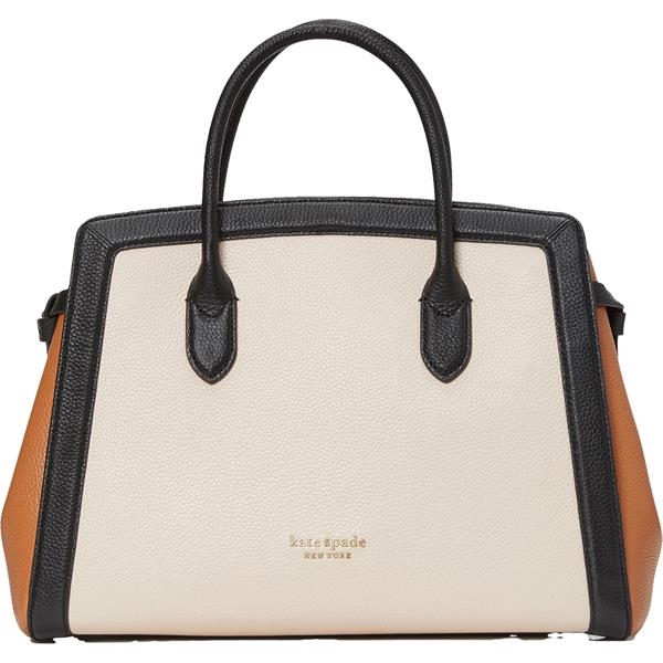 knott colorblocked large satchel