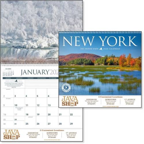 New York 2022 Calendar | EverythingBranded USA