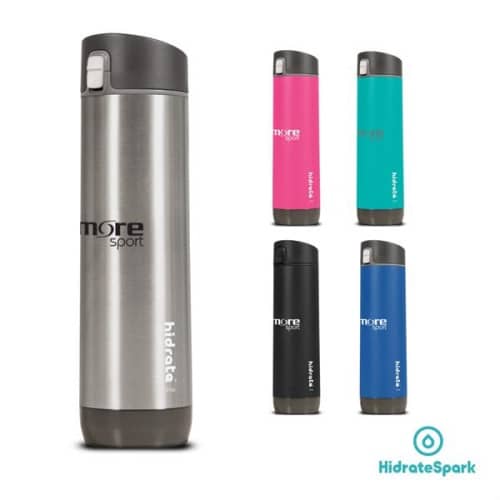 HidrateSpark PRO 21 oz  Bluetooth Smart Water Bottle & Hydration Remi