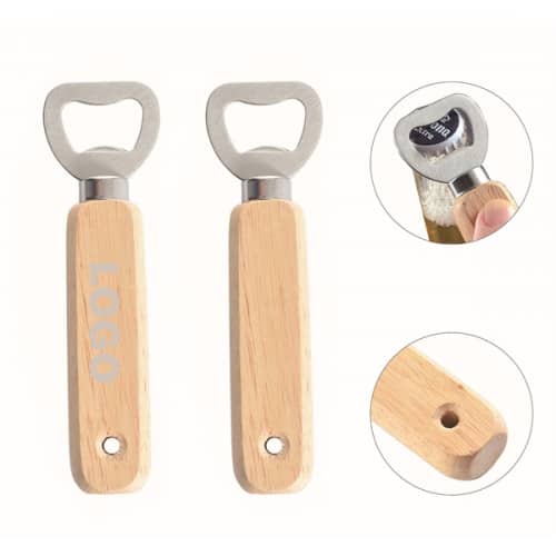 Wooden Handle Bottle Opener | EverythingBranded USA