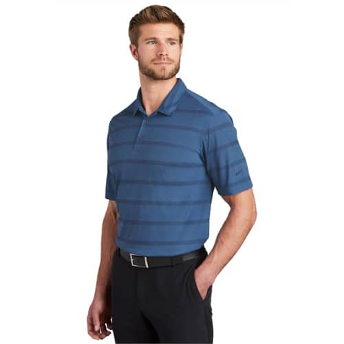 nike dri-fit fade stripe polo