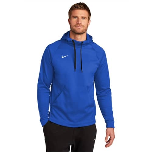 nike therma fit hoodie blue