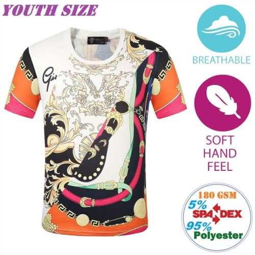 Bright Ideas: Unisex 180 GSM Jersey Knit Cotton Feel Sublimation