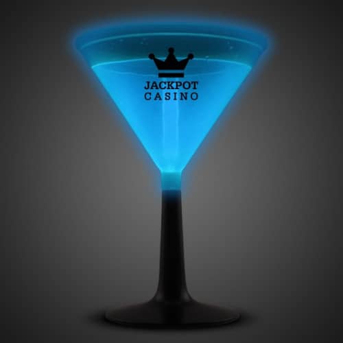 Glow 9 oz Martini Glasses (Per 4 pack)