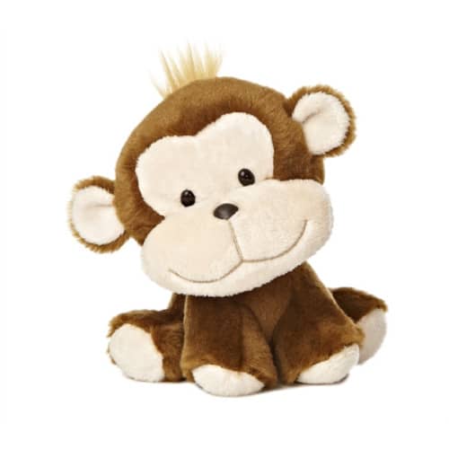 A Mart Monkey 13 Ivory Brown Gray Forehead Plush Stuffed Animal Amart Soft  Toy