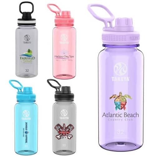 Takeya® 32 oz. Water Bottle With Spout Lid, Full Color Digi ...