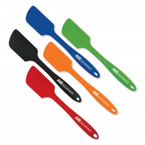 Tovolo Elements All Silicone Spatula for Scraping, Spreading Food, Mixing,  Prep Processing and More Blueberry