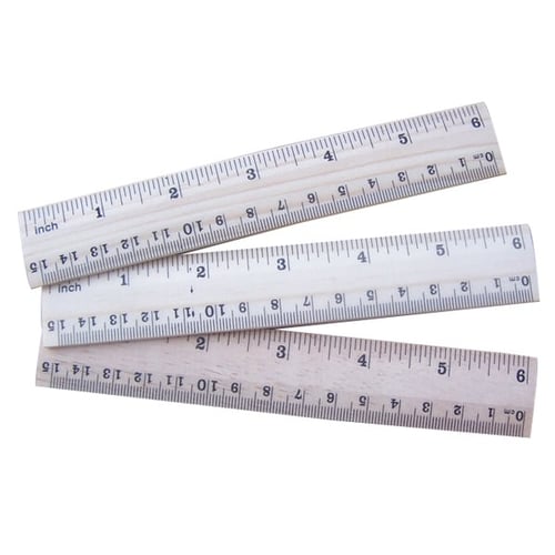 6'' Wood Ruler