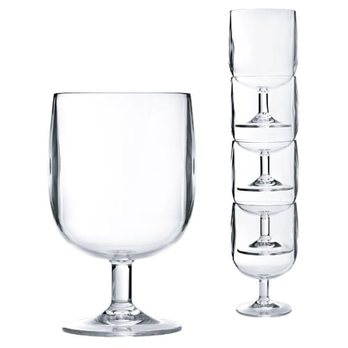 Stack-Up™ Plastic Wine Glasses, 12 oz., Set of 4