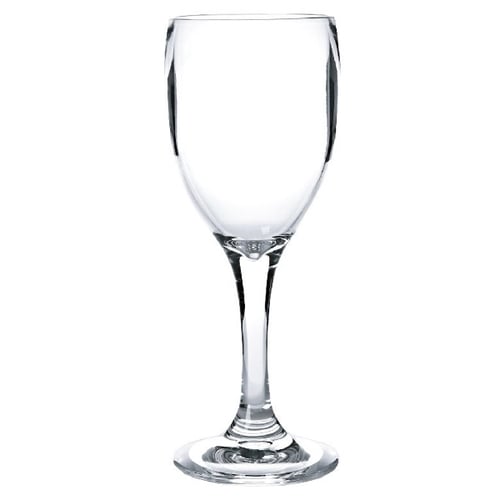 Personalized acrylic wine glasses w/ stem