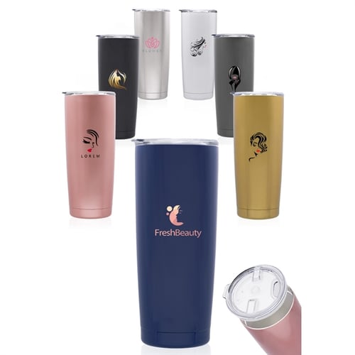 Custom 20 oz. Pipette Stainless Steel Coffee Tumblers