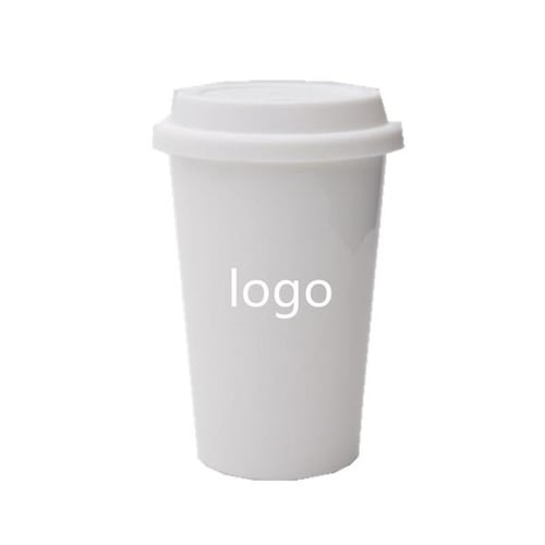 Ceramic Mug Coffee Mugs Silicone Lid