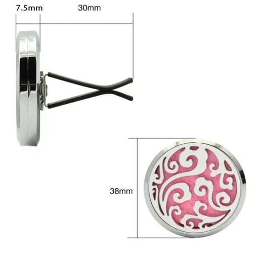 Car Essential Oil Diffuser Vent Clip Stainless Steel