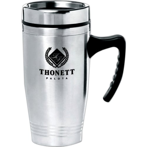16 oz. Stainless Steel Travel Mugs with Handle