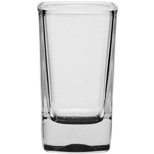 3 oz Glass Square Dessert Shot Glass - 2 x 2 x 2 1/2 - 10 count box