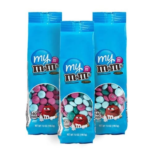 7oz. Color Choice M&M'S® Bags- Set of Three Bags