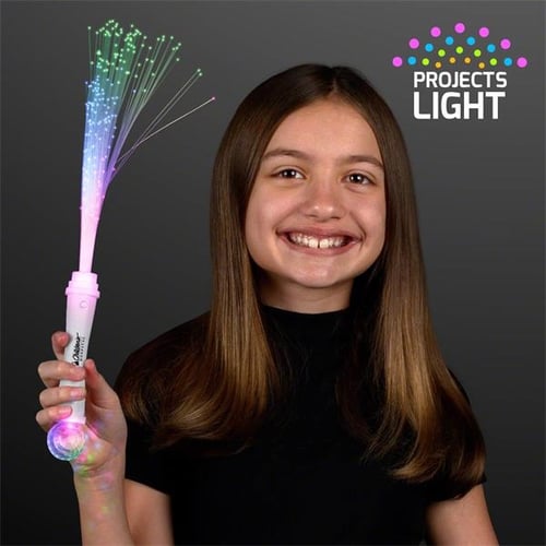 Light Up Wands with Fiber Optics and Crystal Ball